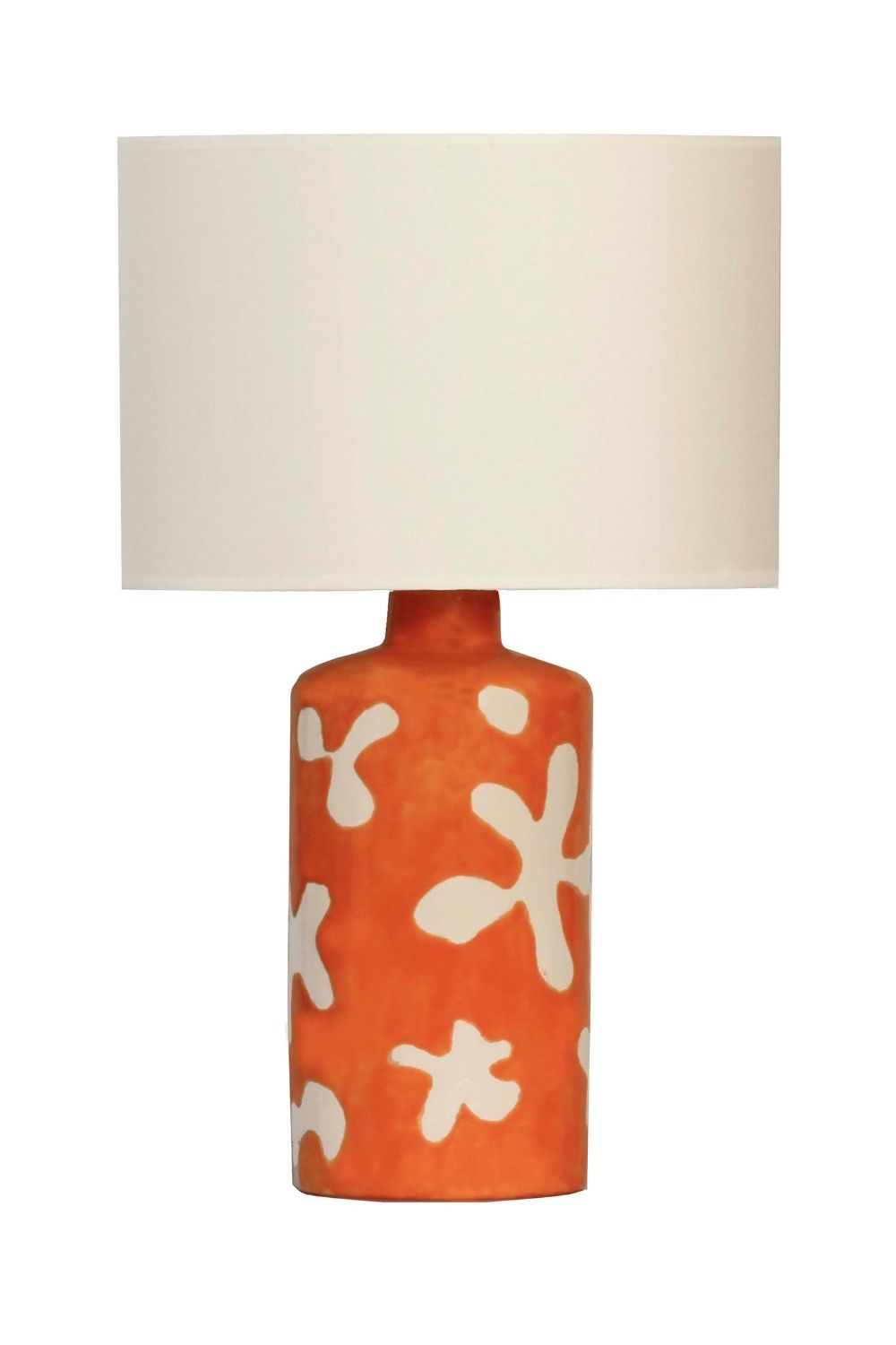 Flora Seramik Masa Lambası – Sanatsal Dokulu El Yapımı Tasarım - 0