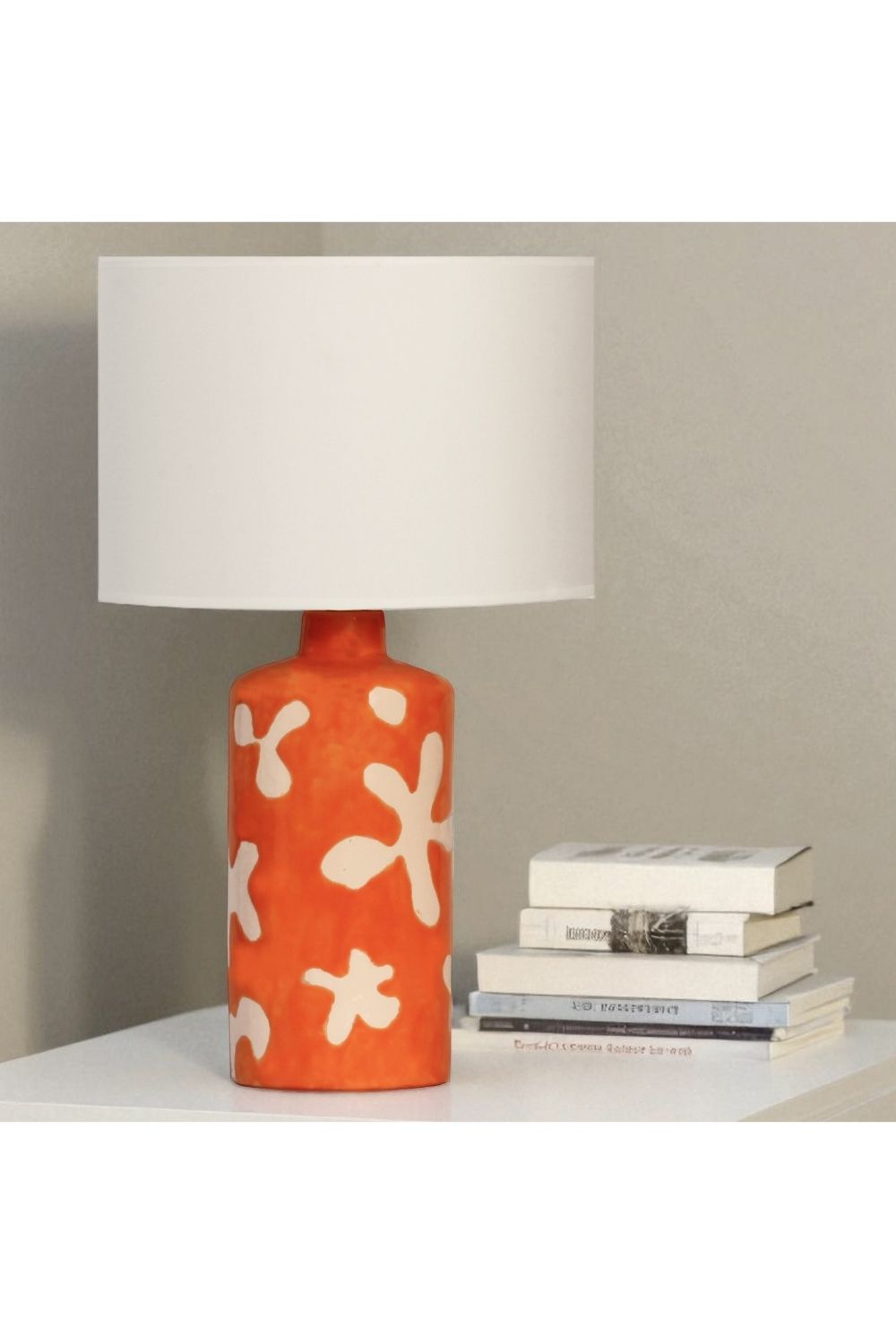 Flora Seramik Masa Lambası – Sanatsal Dokulu El Yapımı Tasarım - 4