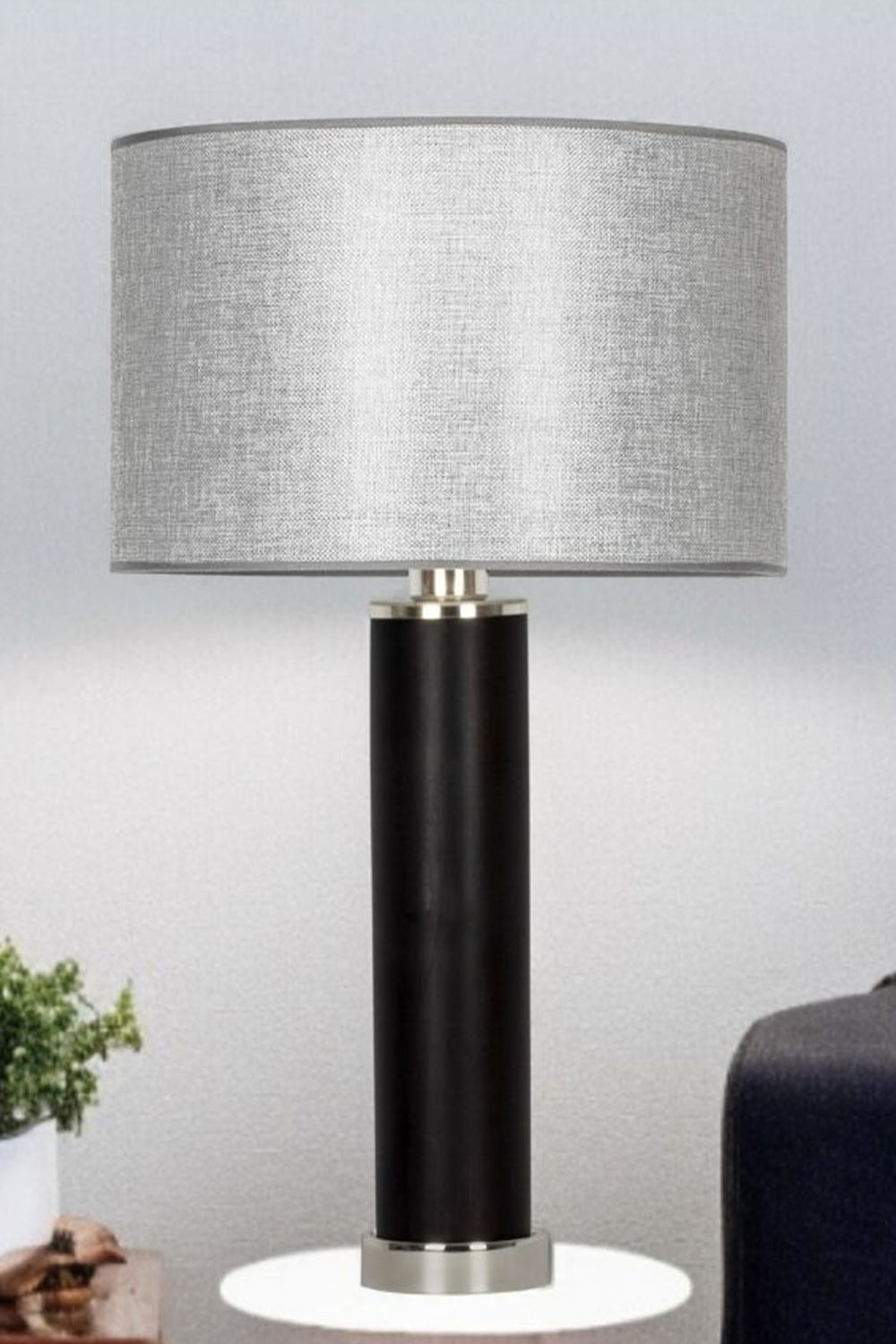 Moena Studio-Monaco Silver Abajur – Gri Tonlu Şapka-Abajur-2-Milagron.com