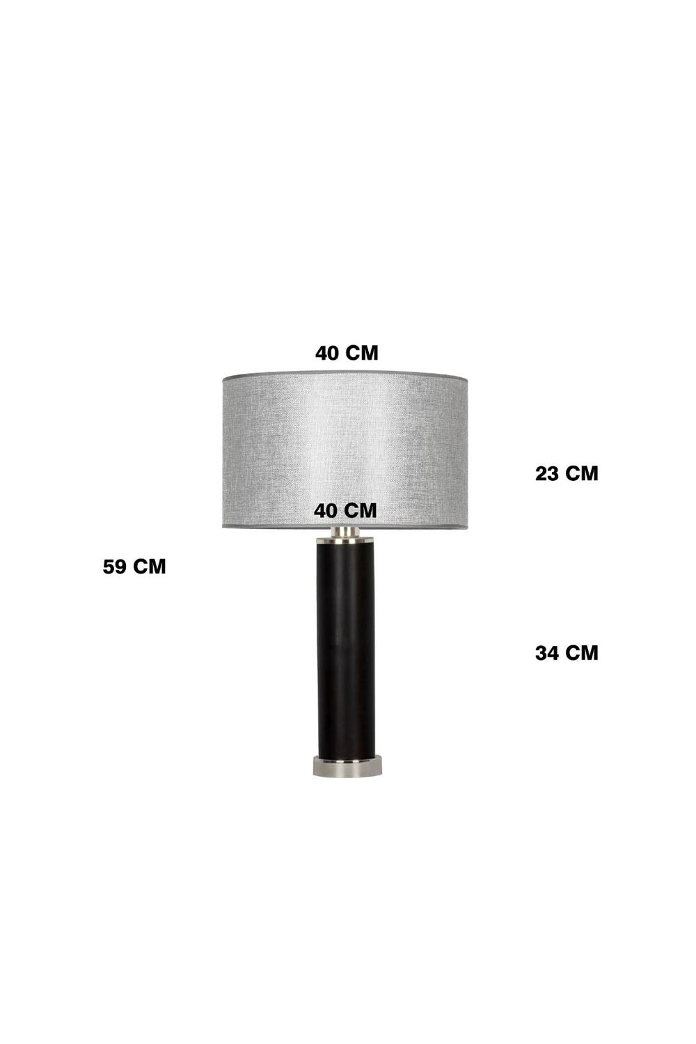 Moena Studio-Monaco Silver Abajur – Gri Tonlu Şapka-Abajur-4-Milagron.com