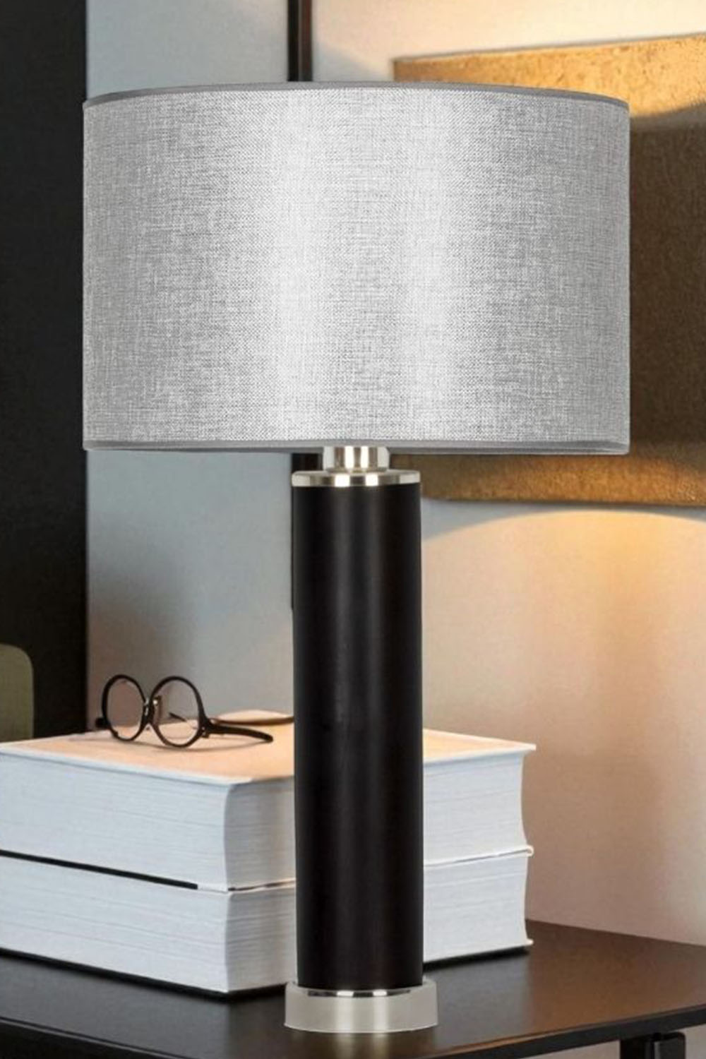 Moena Studio-Monaco Silver Abajur – Gri Tonlu Şapka-Abajur-6-Milagron.com