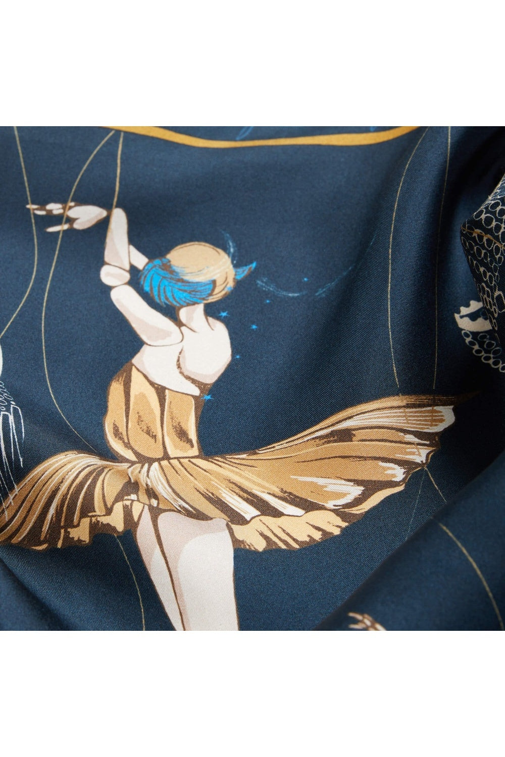 Mokoshe-Ballerinas & Blue - Wool-Şal & Fular-8-Milagron.com