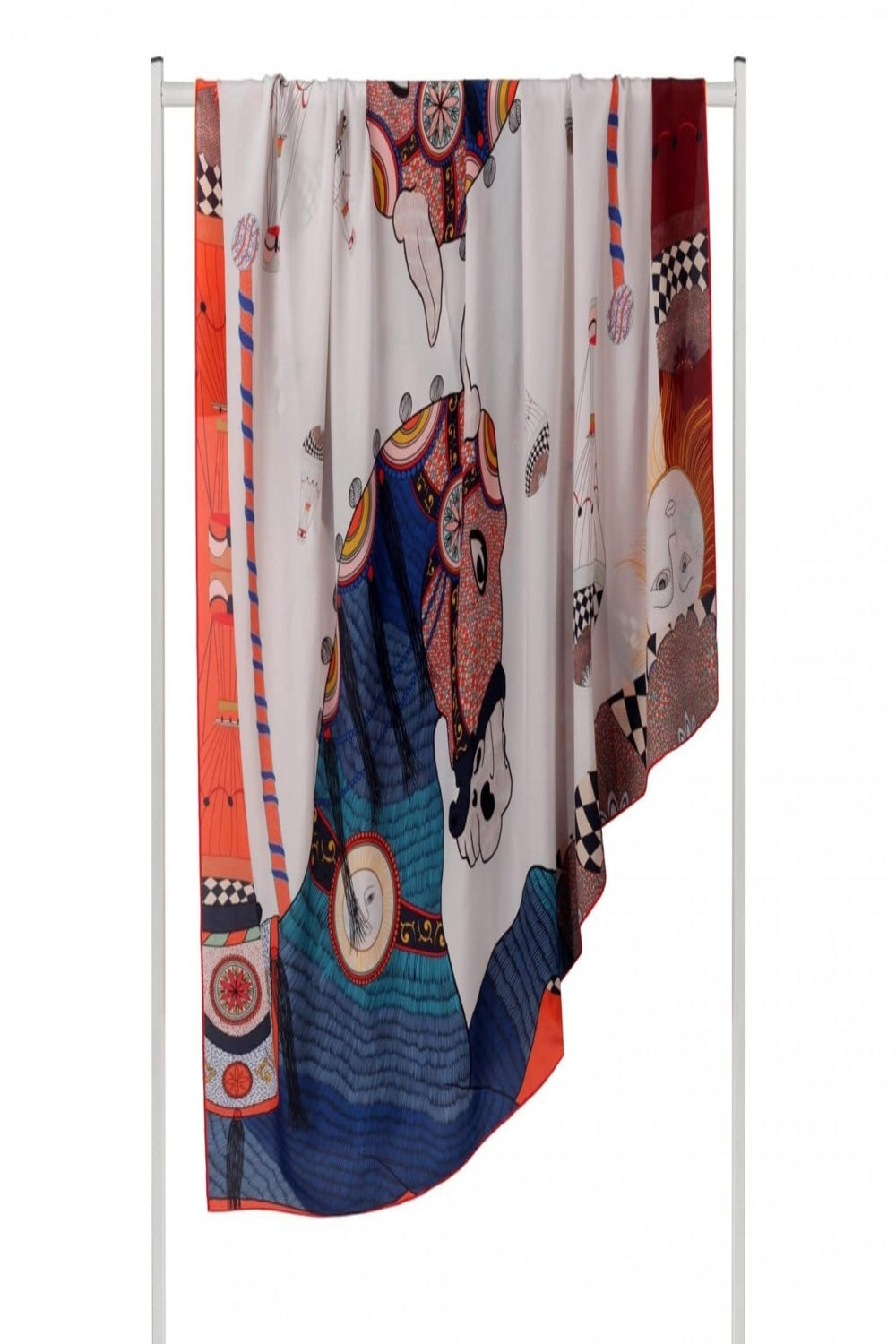 Mokoshe-Carousel & Blue-Şal & Fular-3-Milagron.com