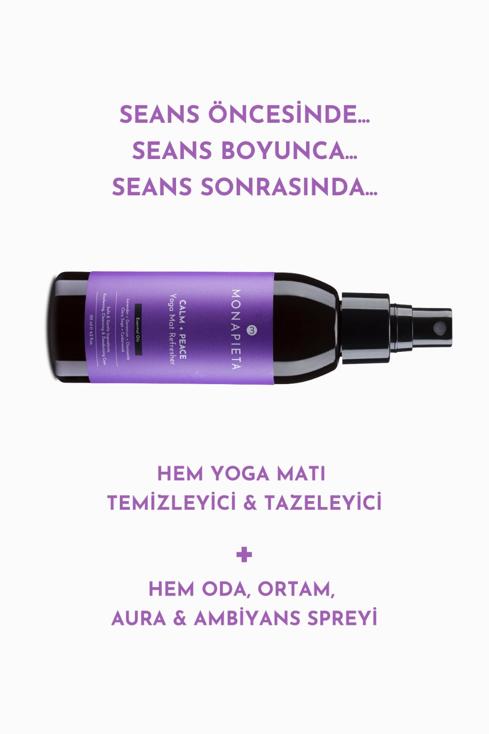 Monapieta-Monapieta Tazeleyici Yoga Matı Temizleme Spreyi | Yenileyici & Koku Giderici | Sakin & Huzurlu Aura | 125 Ml-Oda Kokusu-4-Milagron.com