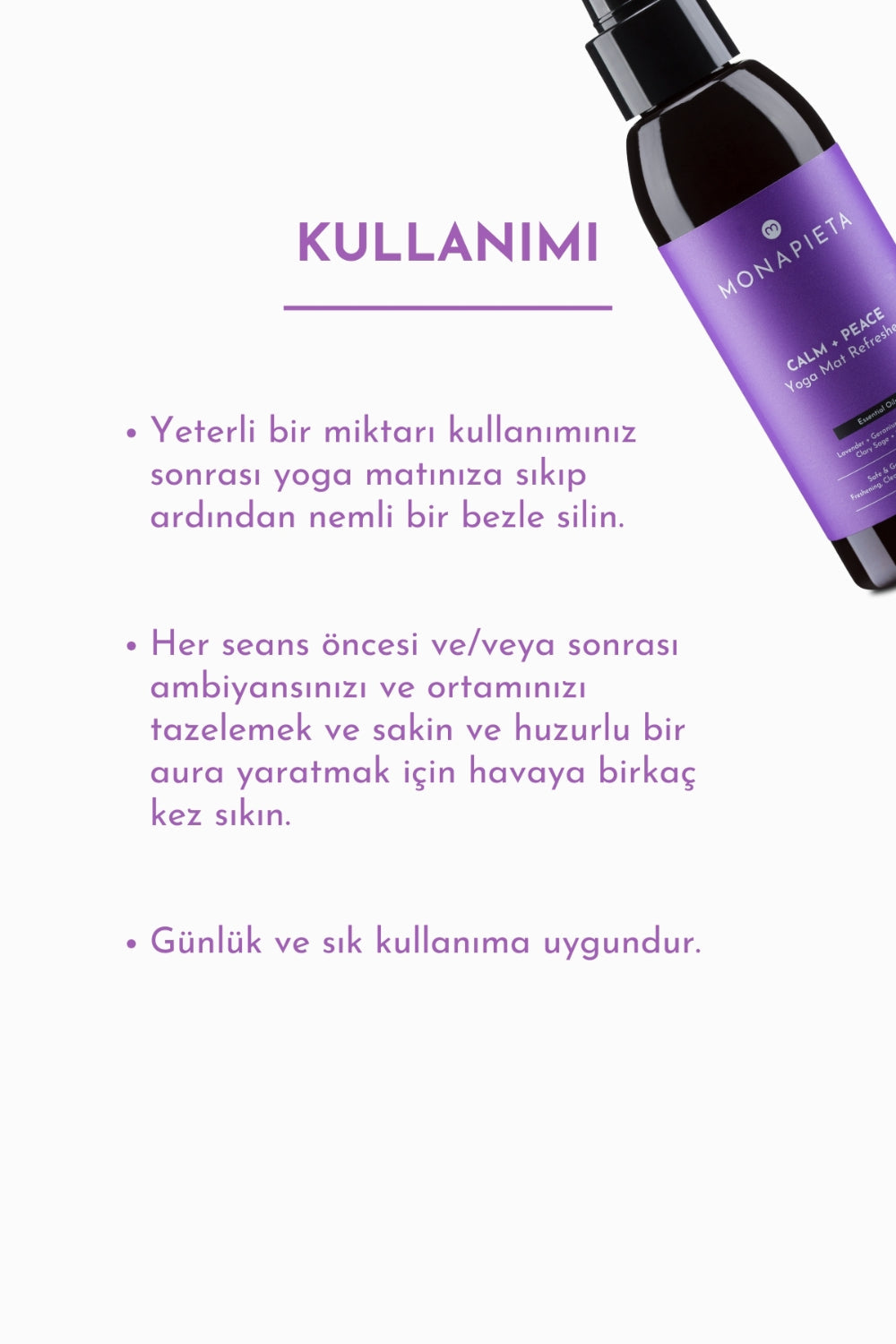 Monapieta-Monapieta Tazeleyici Yoga Matı Temizleme Spreyi | Yenileyici & Koku Giderici | Sakin & Huzurlu Aura | 125 Ml-Oda Kokusu-9-Milagron.com
