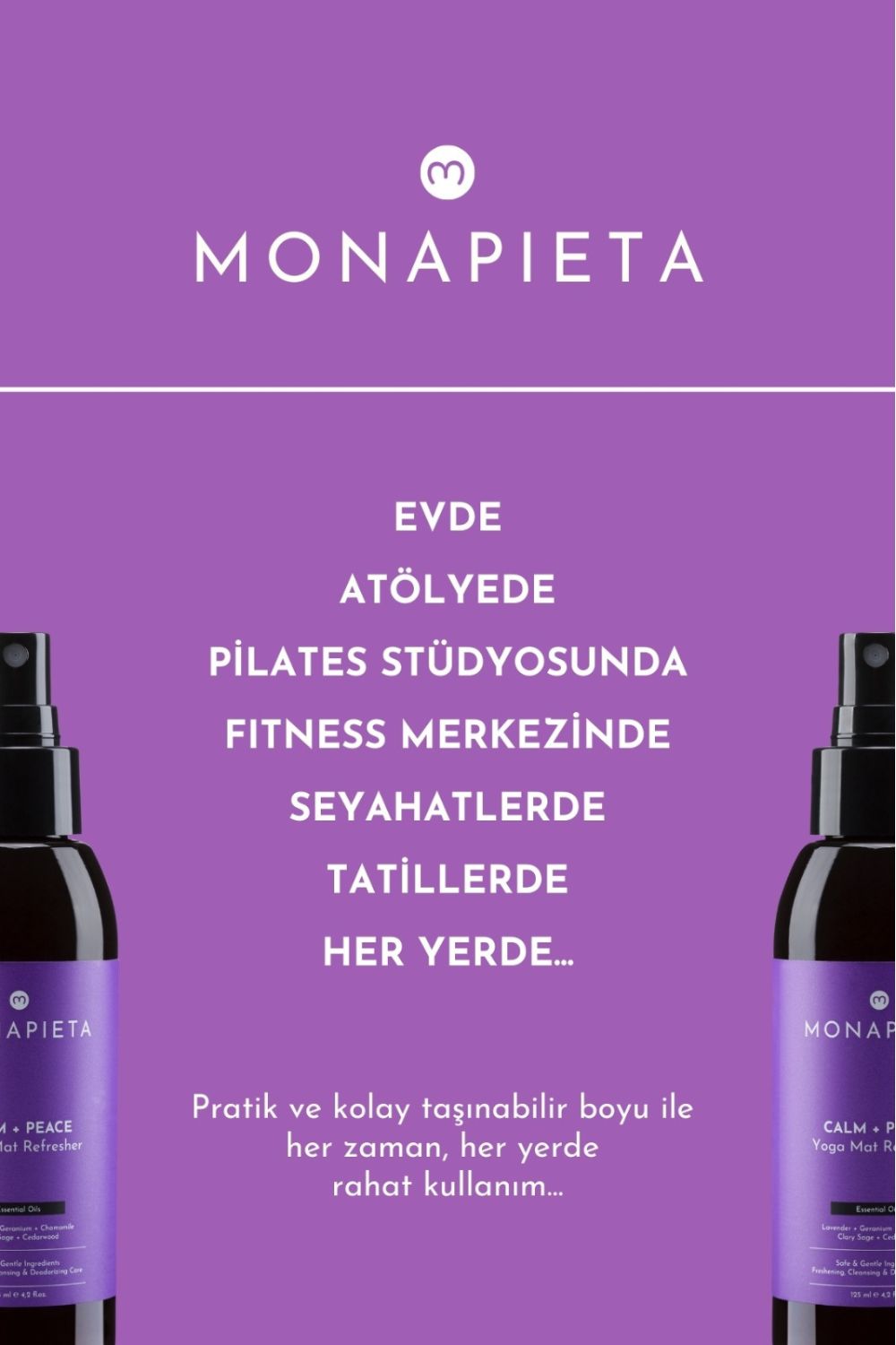 Monapieta-Monapieta Tazeleyici Yoga Matı Temizleme Spreyi | Yenileyici & Koku Giderici | Sakin & Huzurlu Aura | 3x125 Ml-Oda Kokusu-6-Milagron.com