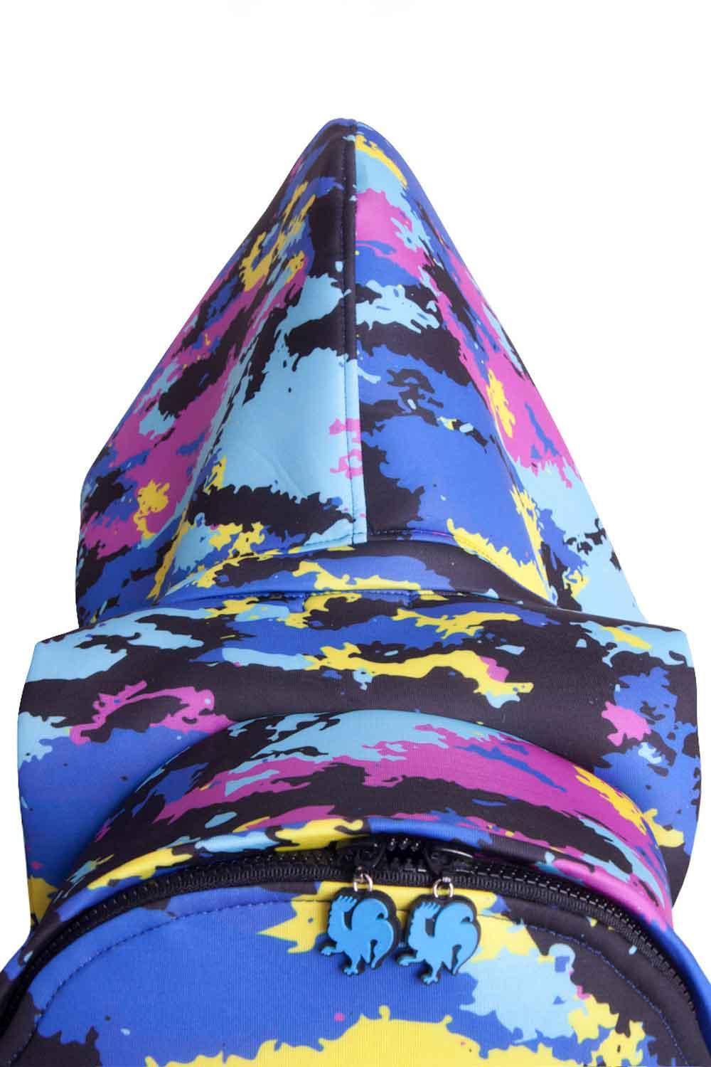 Morikukko-Basic Camo Kapüşonlu Sırt Çantası-Sırt Çantası-3-Milagron.com