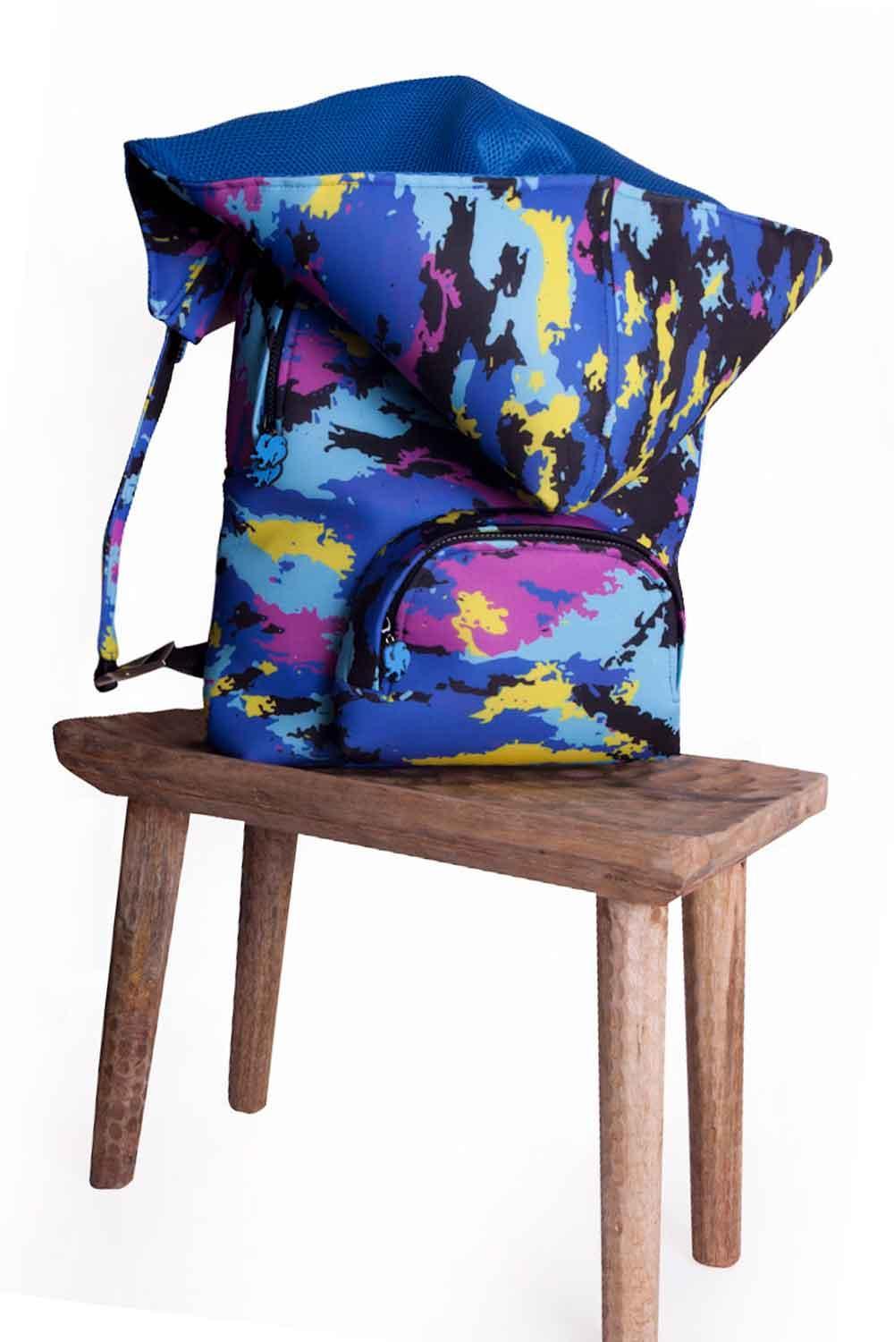 Morikukko-Basic Camo Kapüşonlu Sırt Çantası-Sırt Çantası-4-Milagron.com