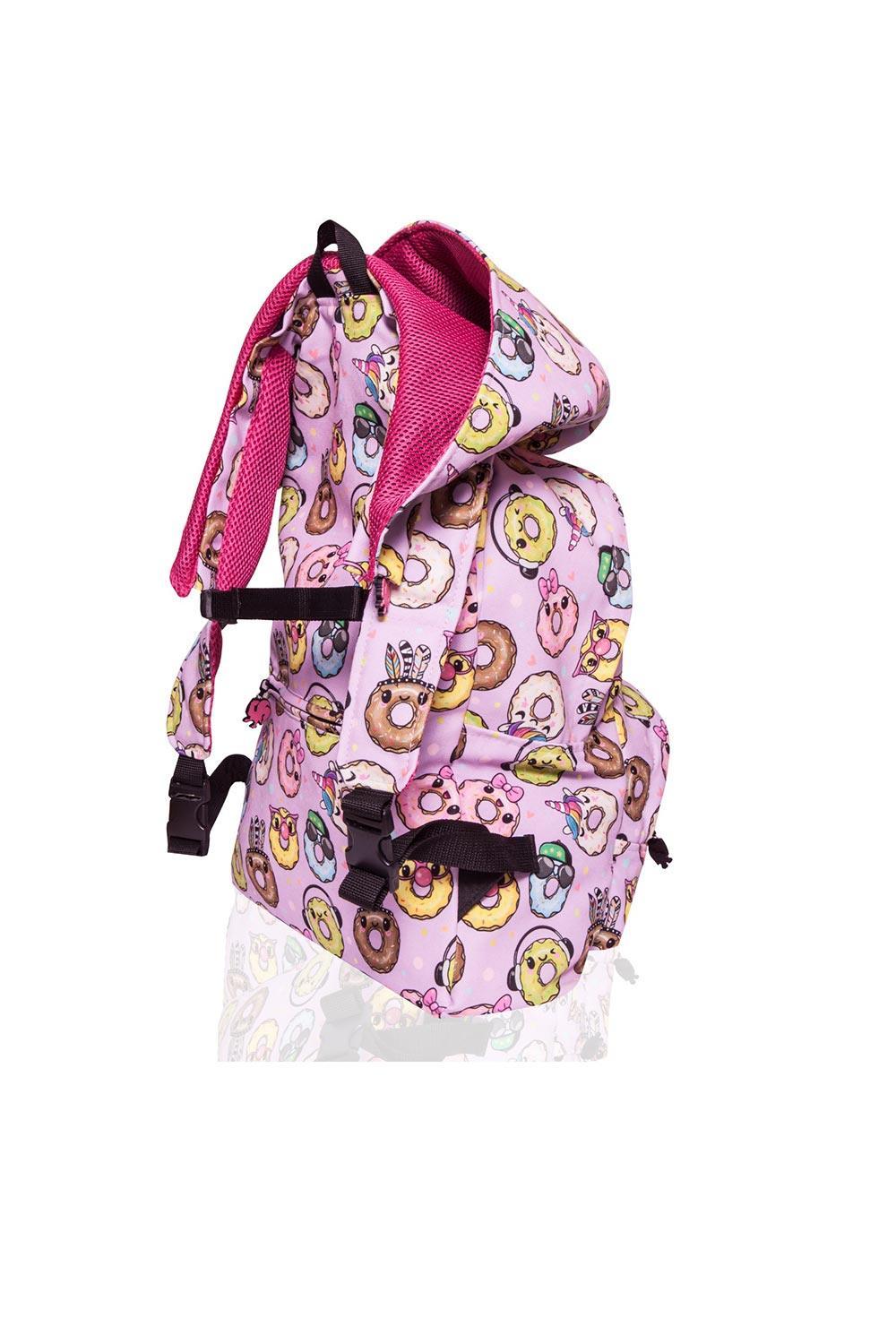 Morikukko-Donut Back To School Kapüşonlu Sırt Çantası-Sırt Çantası-3-Milagron.com