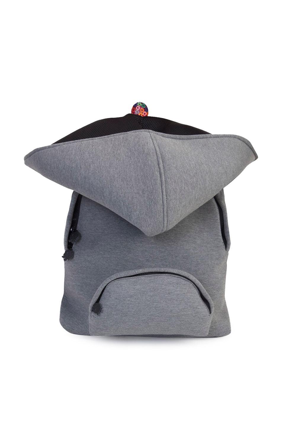 Morikukko-Grey Basic Black-Sırt Çantası-1-Milagron.com