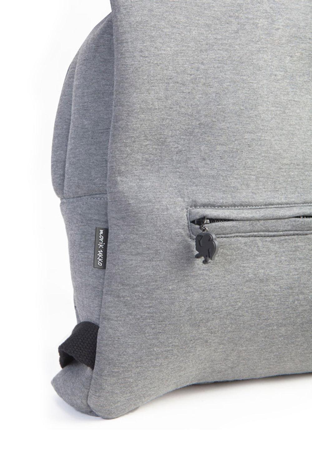 Morikukko-Grey Basic Black-Sırt Çantası-7-Milagron.com