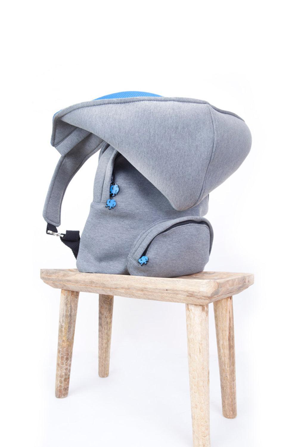 Morikukko-Grey Basic Blue-Sırt Çantası-7-Milagron.com