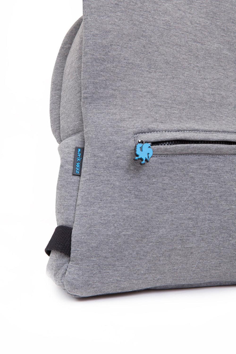 Morikukko-Grey Basic Blue-Sırt Çantası-8-Milagron.com