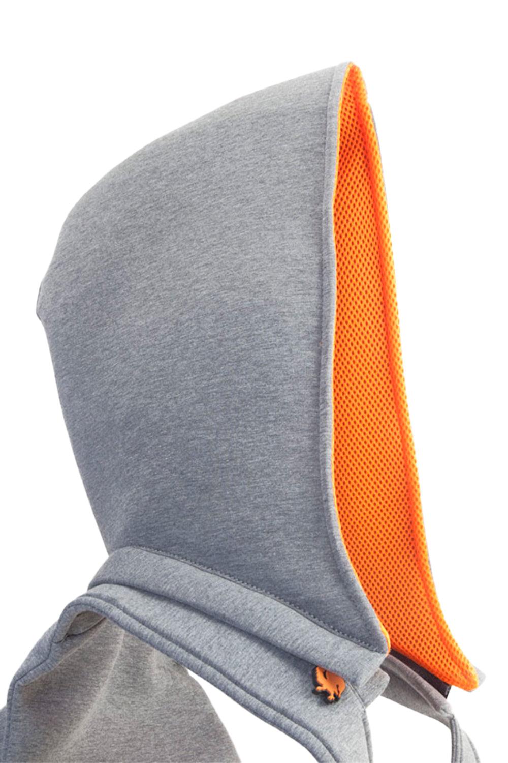 Morikukko-Grey Basic Neon Orange-Sırt Çantası-4-Milagron.com