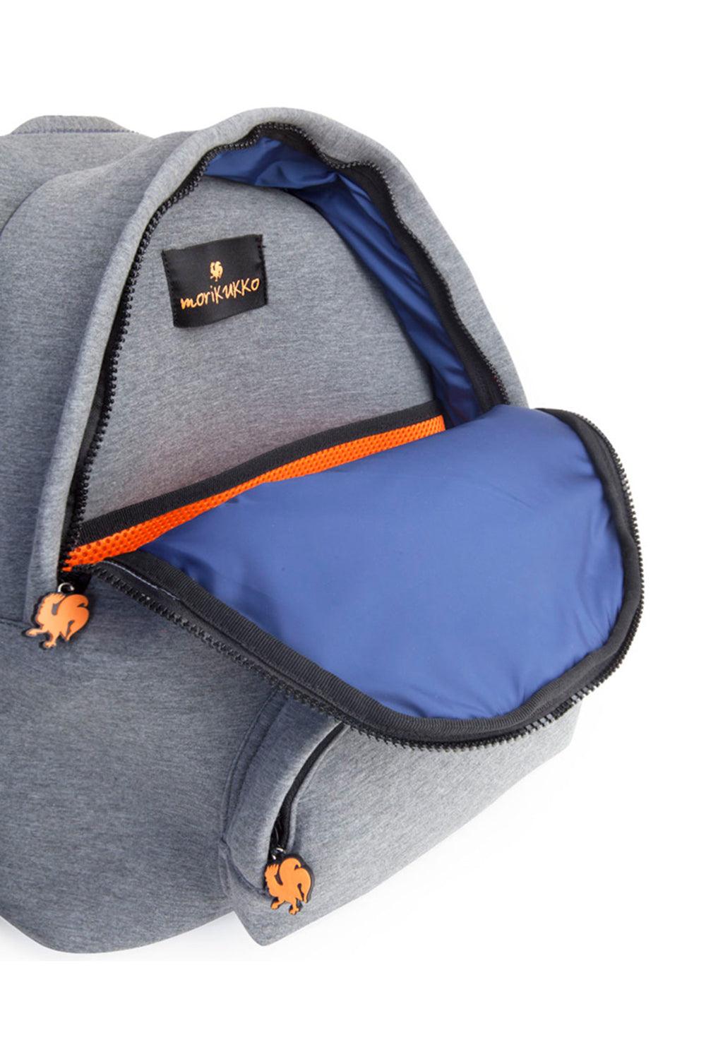 Morikukko-Grey Basic Neon Orange-Sırt Çantası-6-Milagron.com