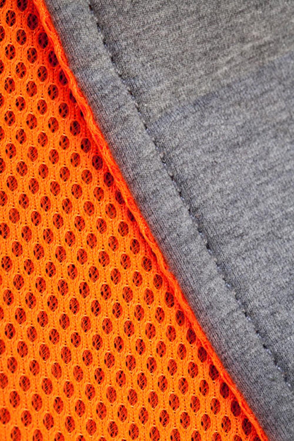 Morikukko-Grey Basic Neon Orange-Sırt Çantası-7-Milagron.com