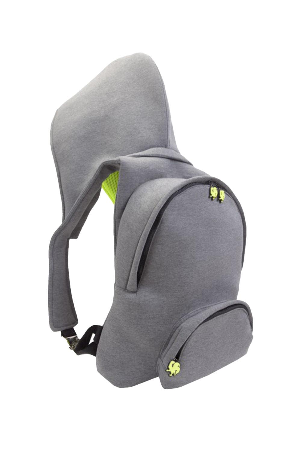 Morikukko-Grey Basic Neon Yellow-Sırt Çantası-2-Milagron.com