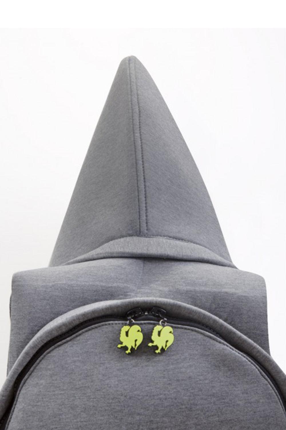 Morikukko-Grey Basic Neon Yellow-Sırt Çantası-3-Milagron.com