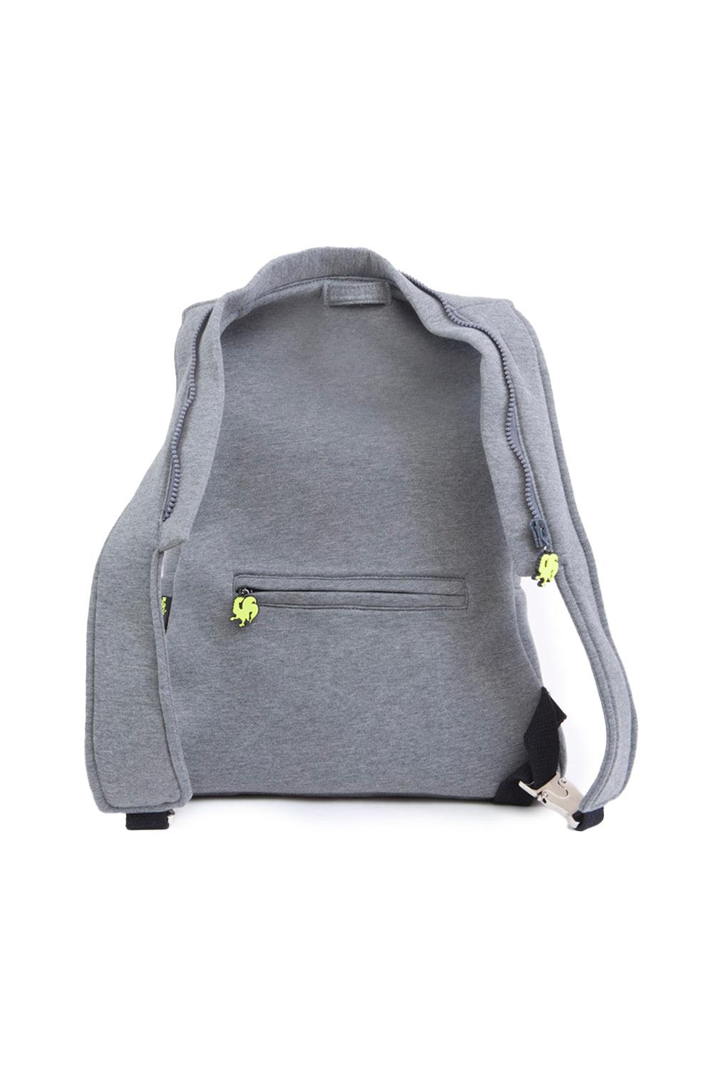 Morikukko-Grey Basic Neon Yellow-Sırt Çantası-5-Milagron.com