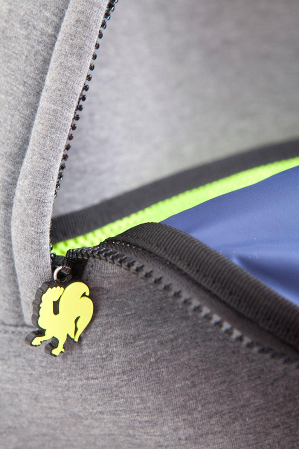 Morikukko-Grey Basic Neon Yellow-Sırt Çantası-7-Milagron.com