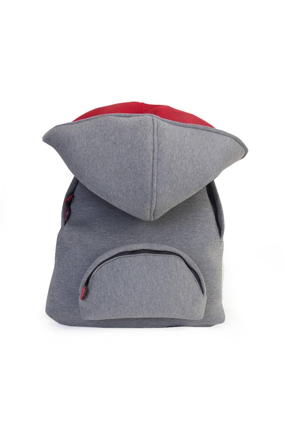 Morikukko-Grey Basic Red-Sırt Çantası-1-Milagron.com