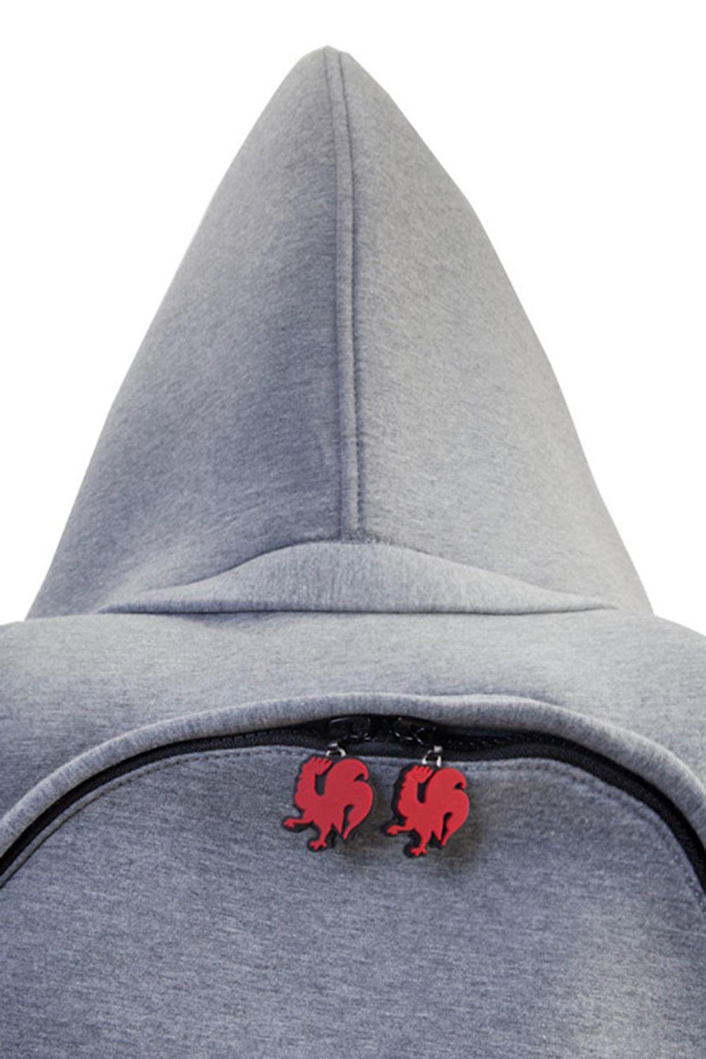 Morikukko-Grey Basic Red-Sırt Çantası-3-Milagron.com