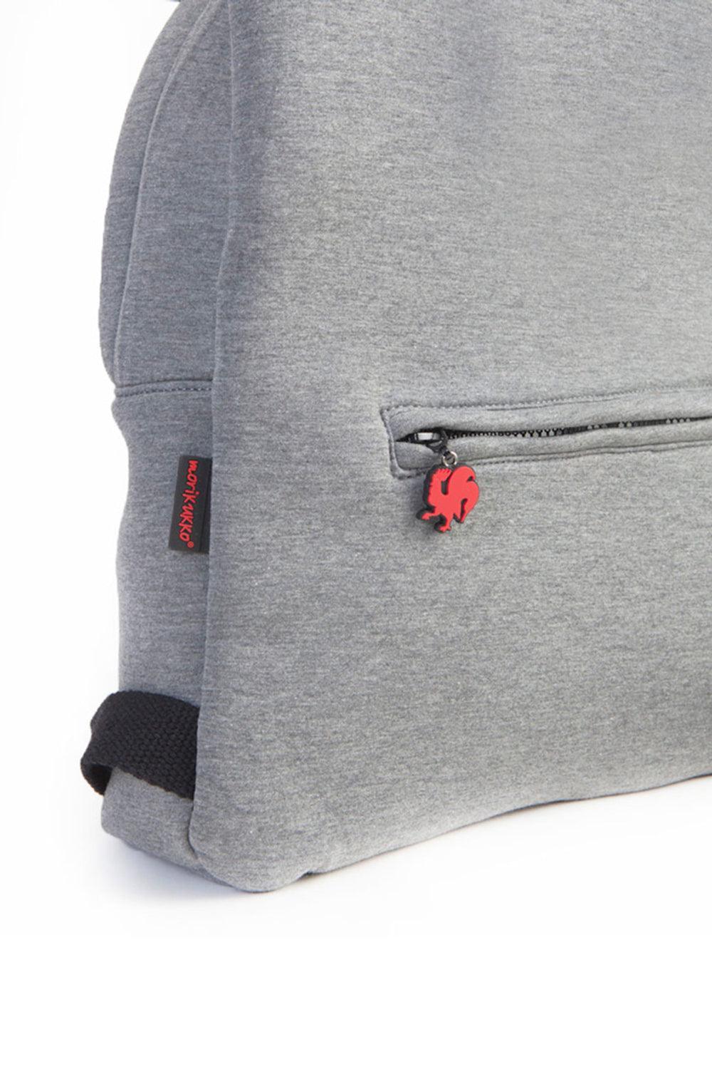 Morikukko-Grey Basic Red-Sırt Çantası-9-Milagron.com