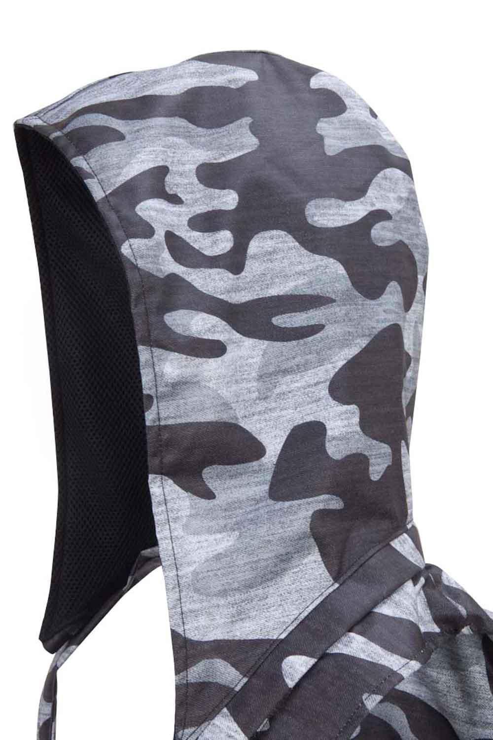 Morikukko-Gri Kamuflaj Kapüşonlu Sırt Çantası-Sırt Çantası-4-Milagron.com