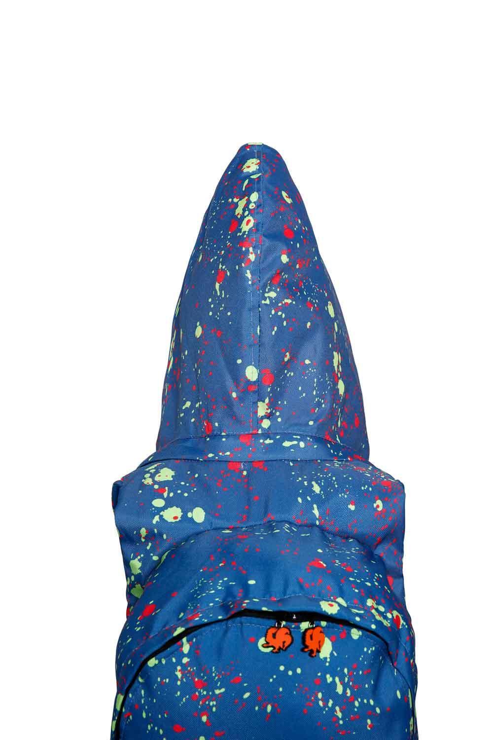 Morikukko-Kool Damlacık Desenli Kapüşonlu Sırt Çantası-Sırt Çantası-3-Milagron.com