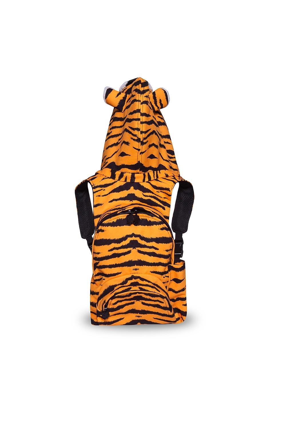 Morikukko-Tiger Çocuk Kapüşonlu Sırt Çantası-Sırt Çantası-3-Milagron.com