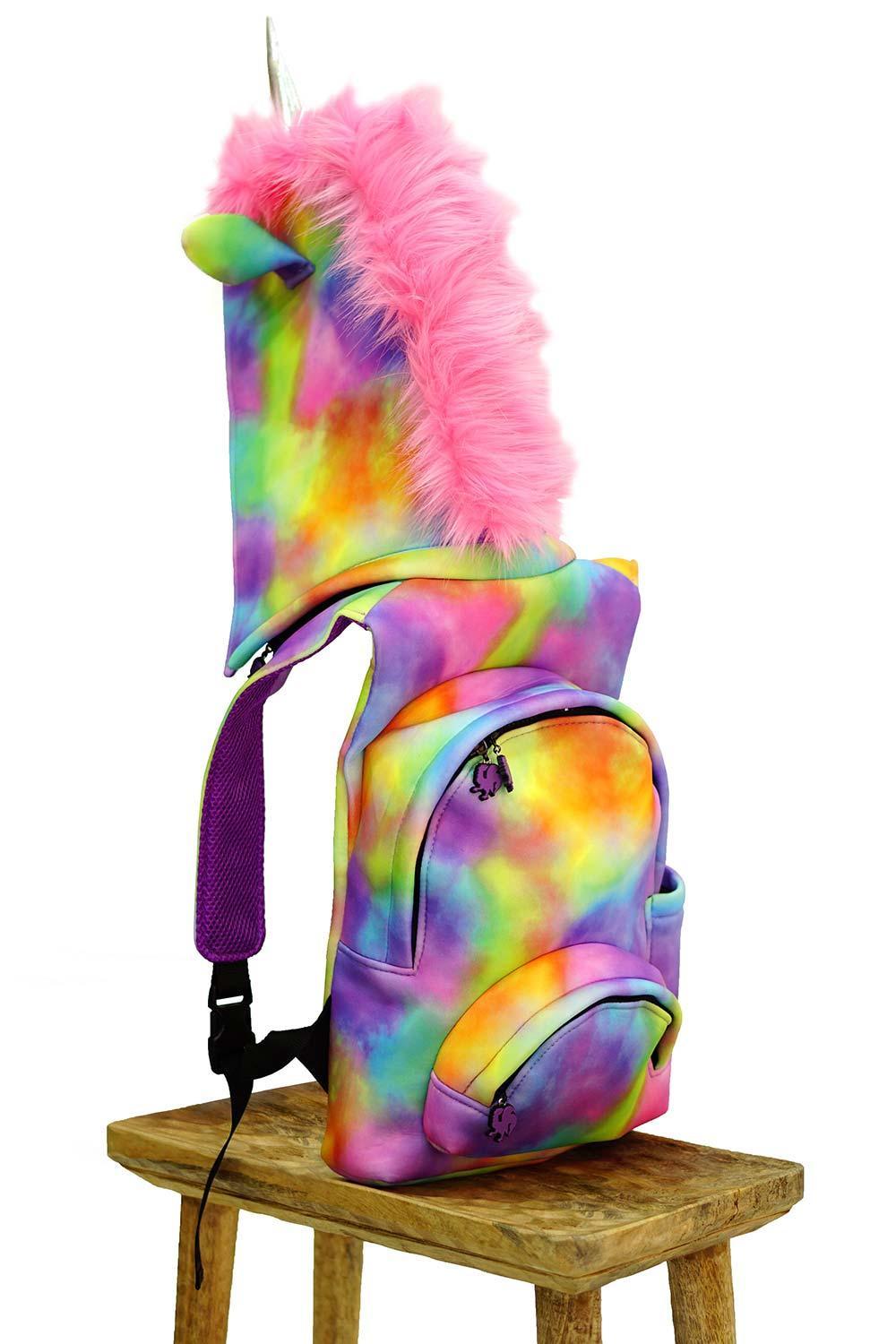 Morikukko-Unicorn Çocuk Kapüşonlu Sırt Çantası-Sırt Çantası-1-Milagron.com