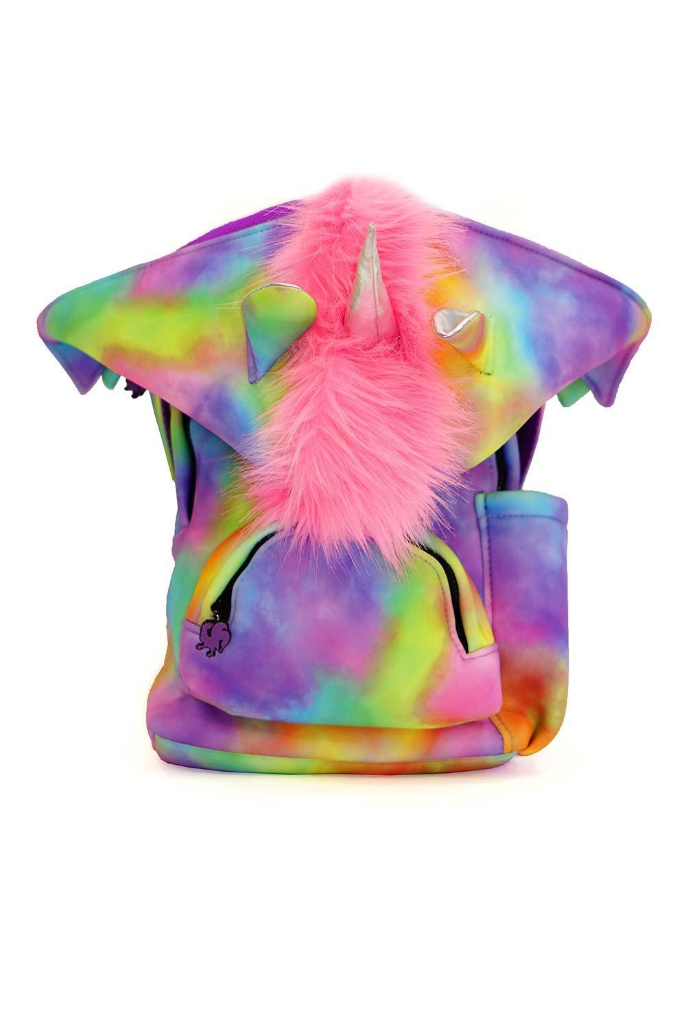 Morikukko-Unicorn Çocuk Kapüşonlu Sırt Çantası-Sırt Çantası-2-Milagron.com