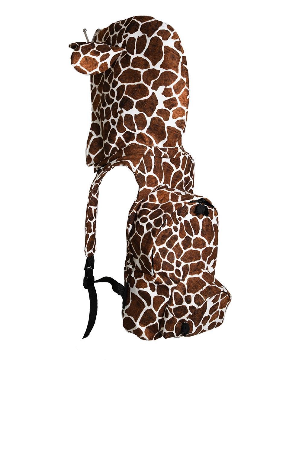Morikukko-Zürafa Çocuk Kapüşonlu Sırt Çantası-Sırt Çantası-1-Milagron.com