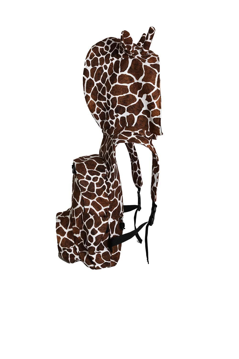 Morikukko-Zürafa Çocuk Kapüşonlu Sırt Çantası-Sırt Çantası-2-Milagron.com