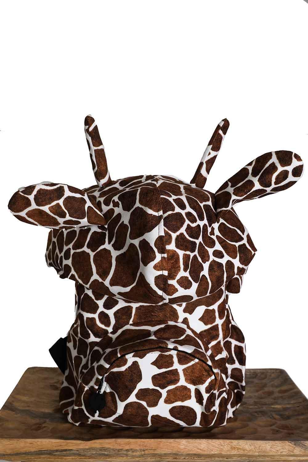 Morikukko-Zürafa Çocuk Kapüşonlu Sırt Çantası-Sırt Çantası-3-Milagron.com