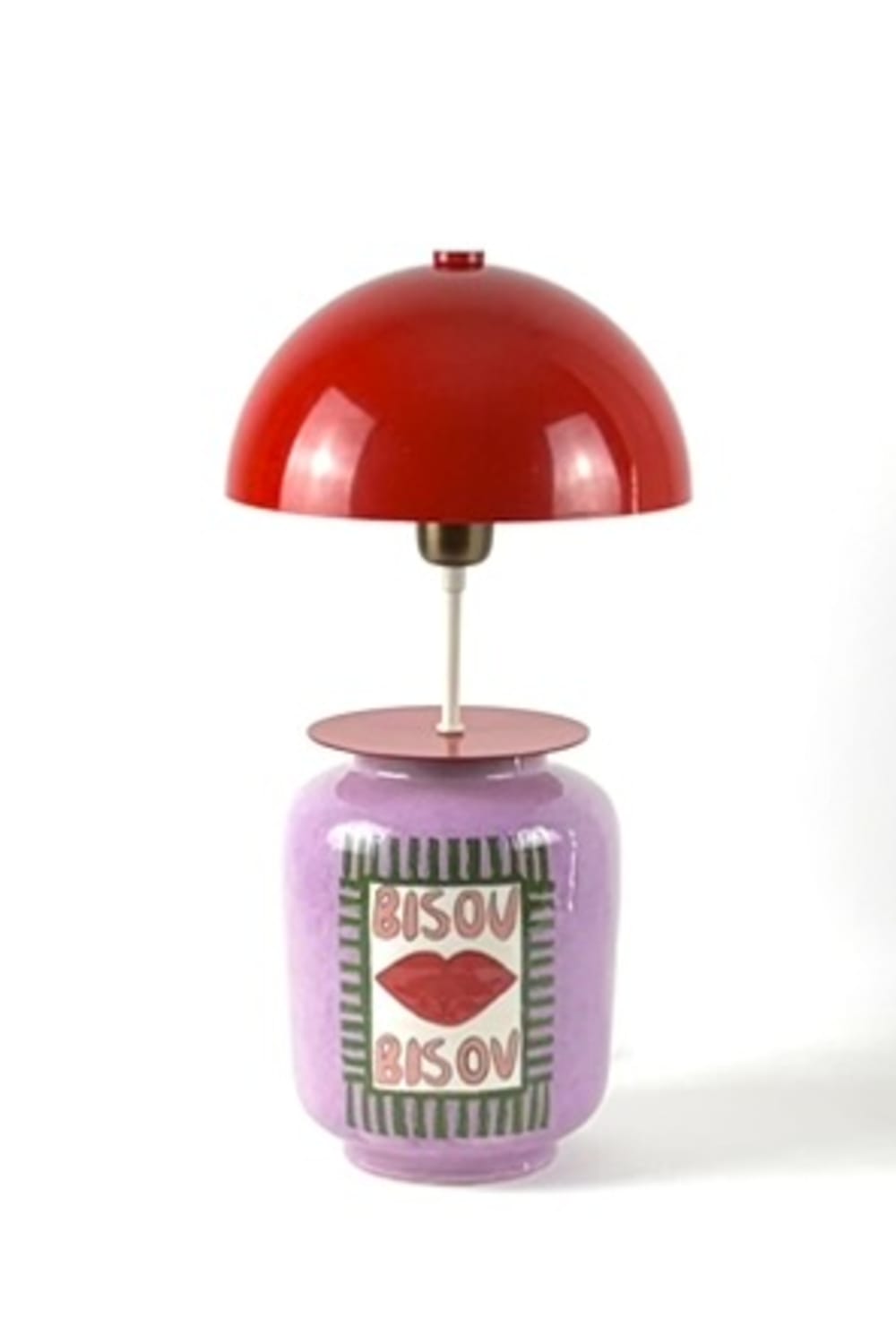 Motto Home Design-Bisou Ki̇ss Abajur-Abajur-1-Milagron.com