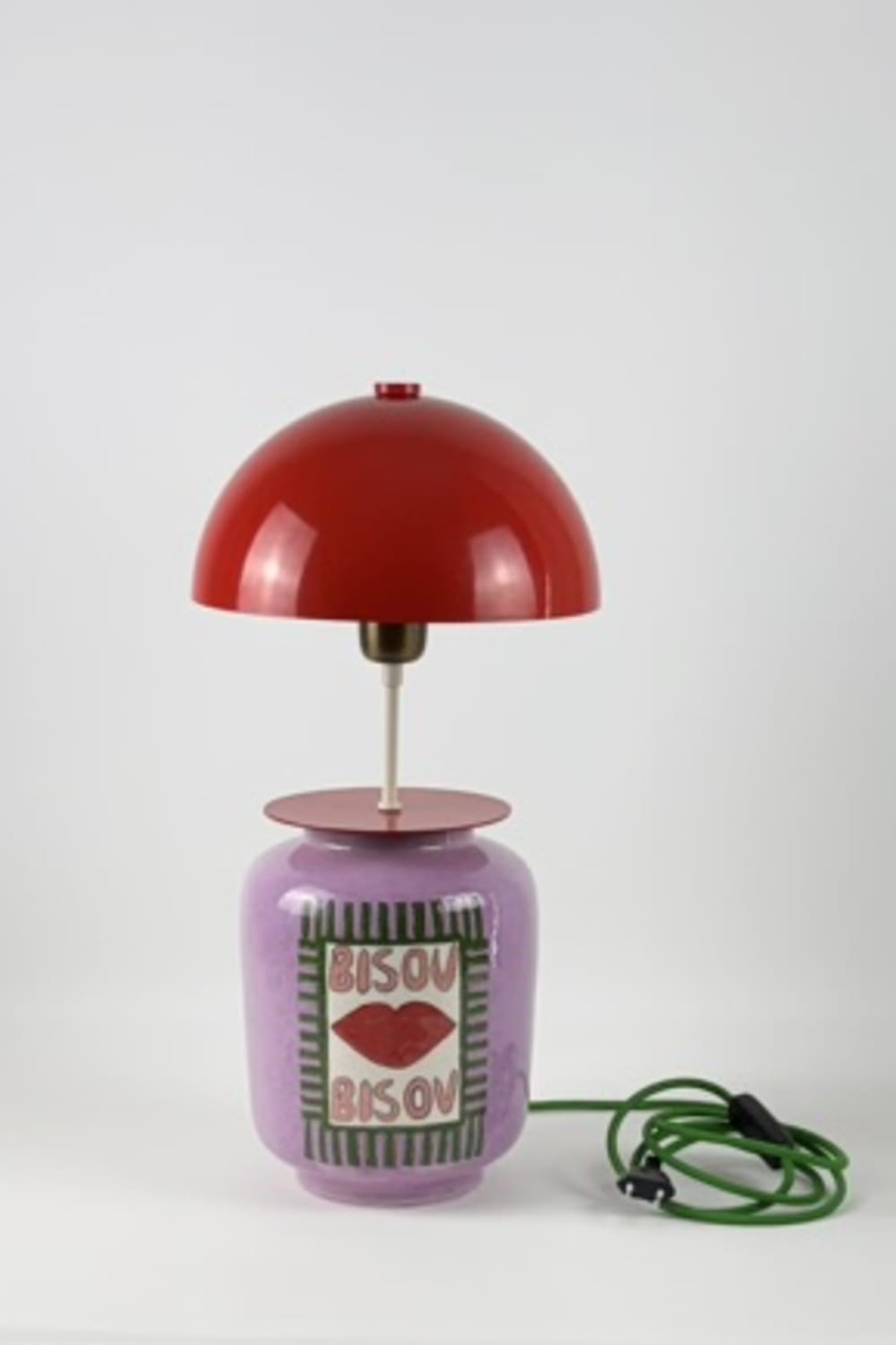 Motto Home Design-Bisou Ki̇ss Abajur-Abajur-2-Milagron.com