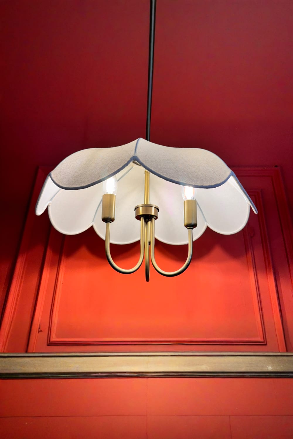 Motto Home Design-Daisy Fransız Tarzı 3 Işıklı Keten Avize-Avize-3-Milagron.com