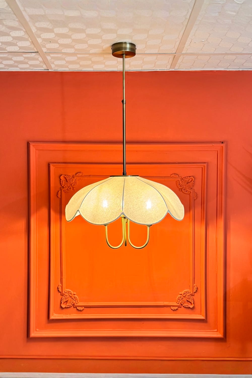 Motto Home Design-Daisy Fransız Tarzı 3 Işıklı Keten Avize-Avize-5-Milagron.com