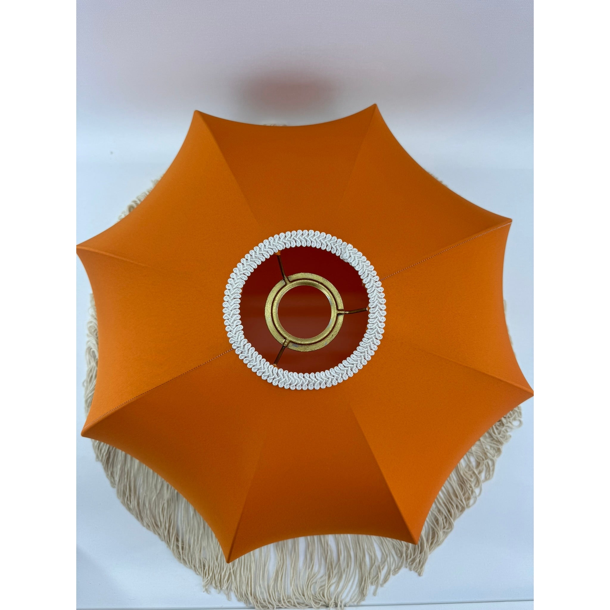 Diana Saten Kumaş Avize Orange