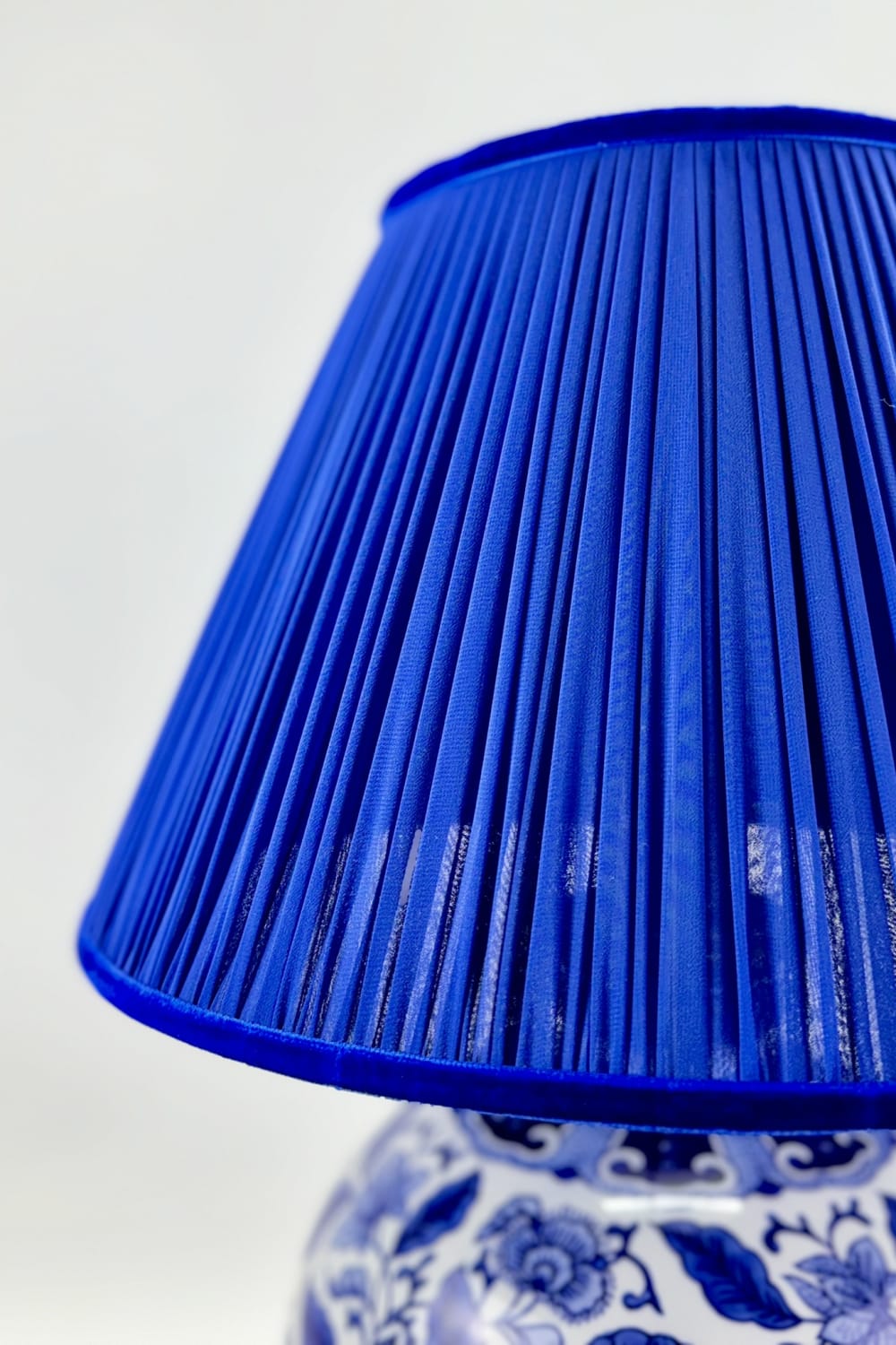 Motto Home Design-Floral Blanc Porselen Abajur-Abajur-3-Milagron.com