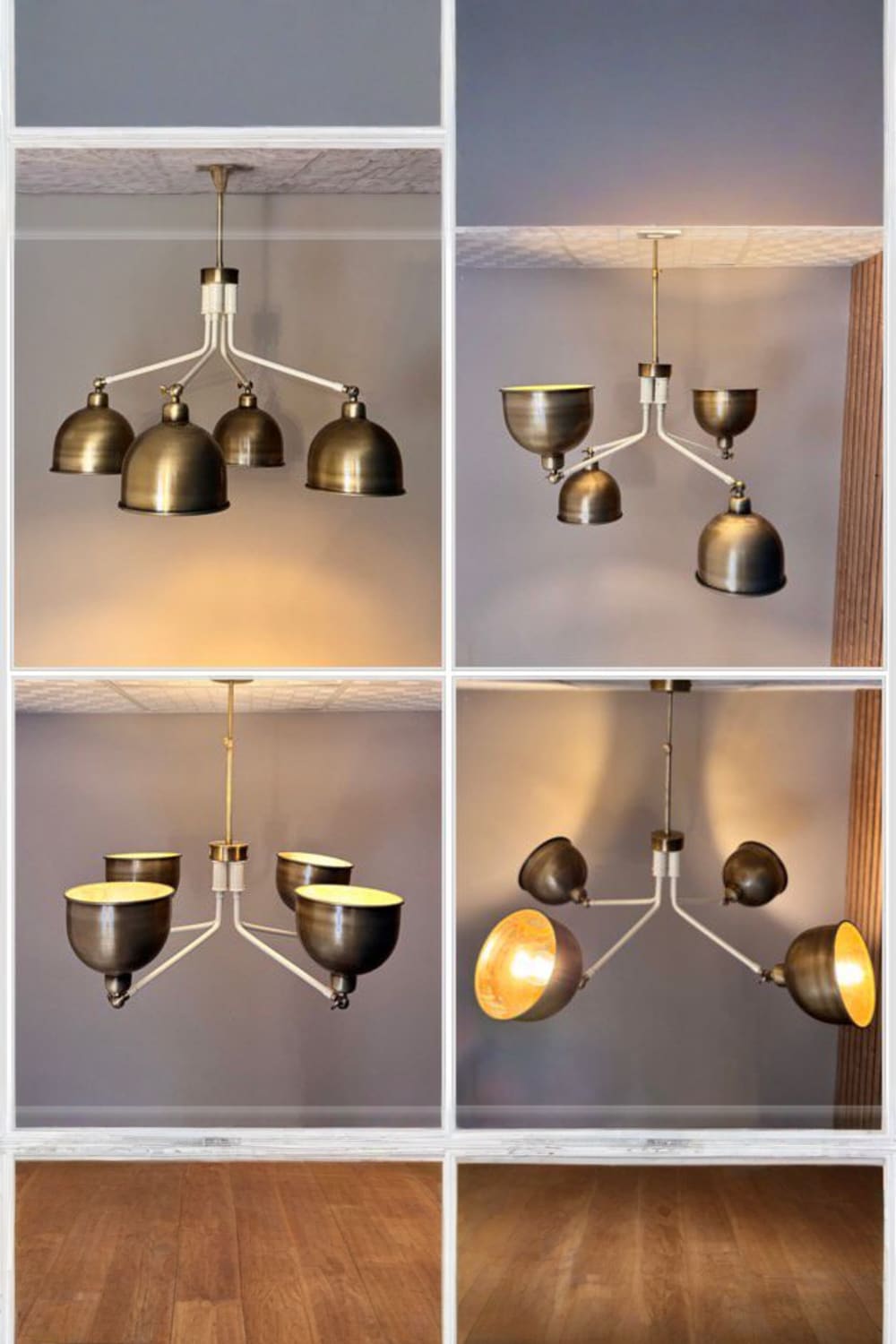 Motto Home Design-Freja Hareketli Modern Avize 4'lü-Avize-3-Milagron.com