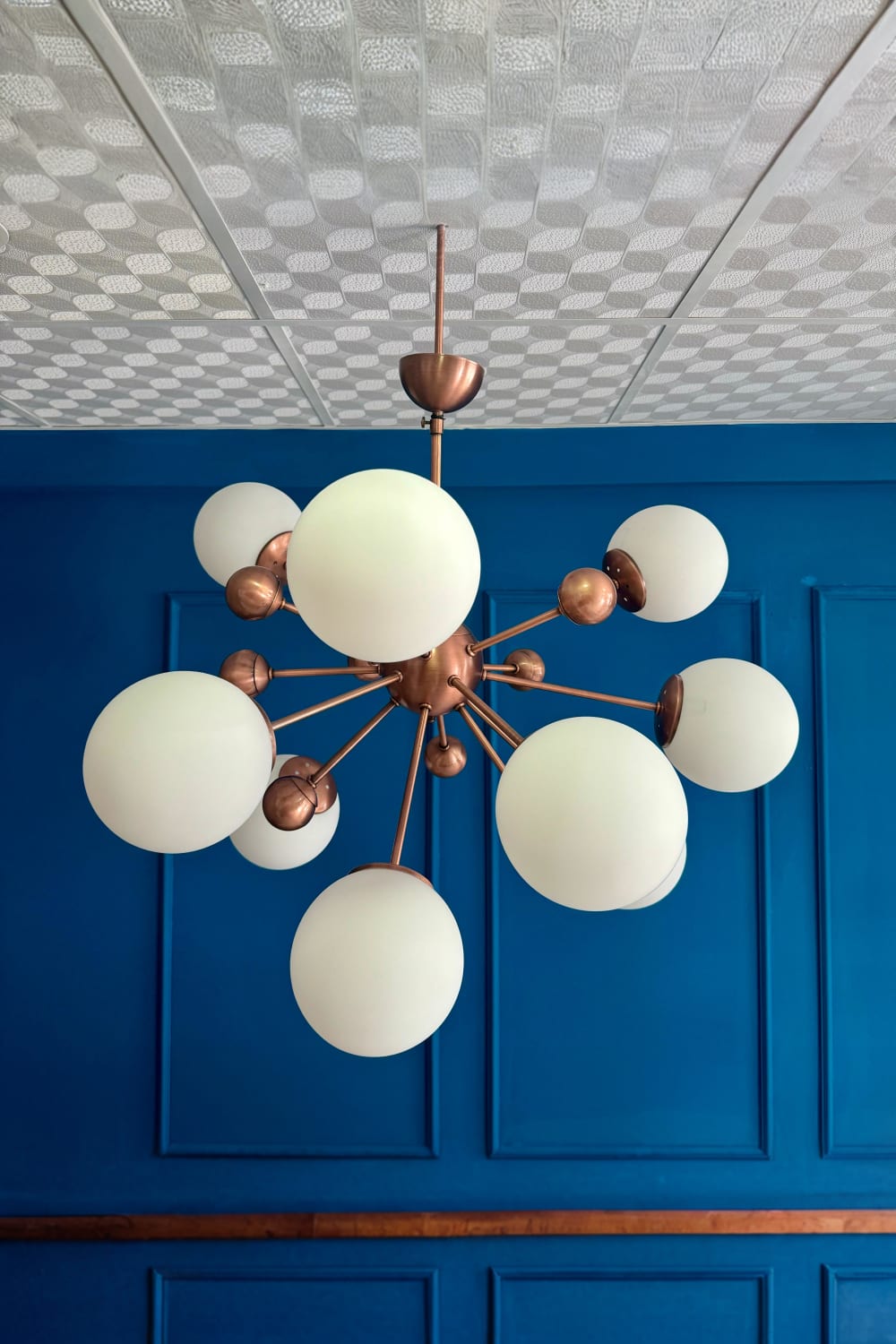 Motto Home Design-Galaxy 9' Kollu Avize Rose-Avize-1-Milagron.com