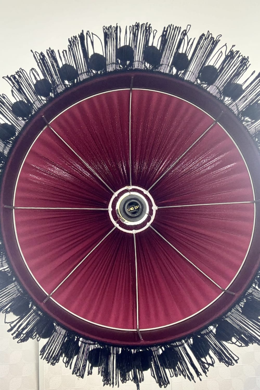 Motto Home Design-Helen Saten Kumaş Püsküllü Avize-Avize-3-Milagron.com