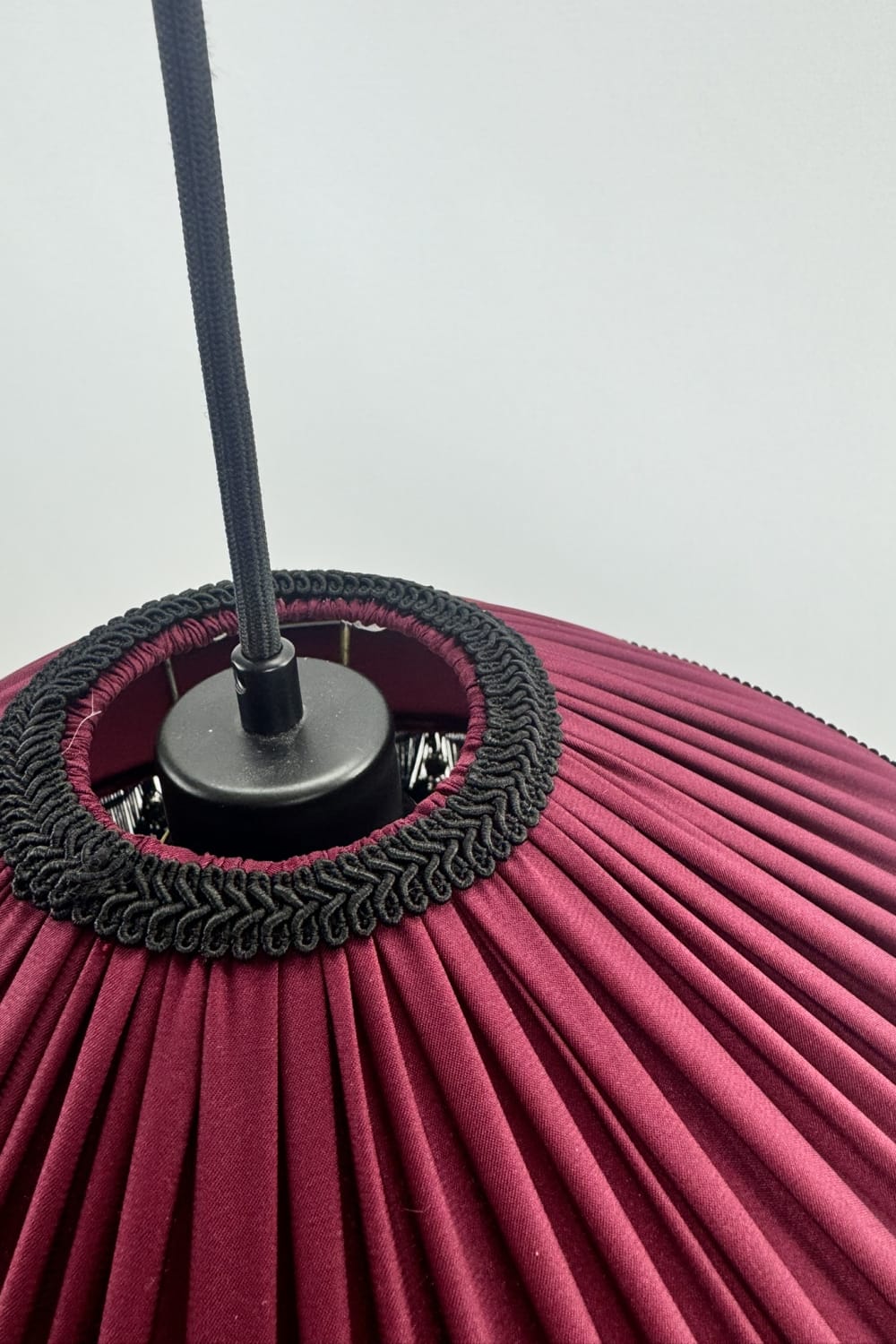 Motto Home Design-Helen Saten Kumaş Püsküllü Avize-Avize-4-Milagron.com