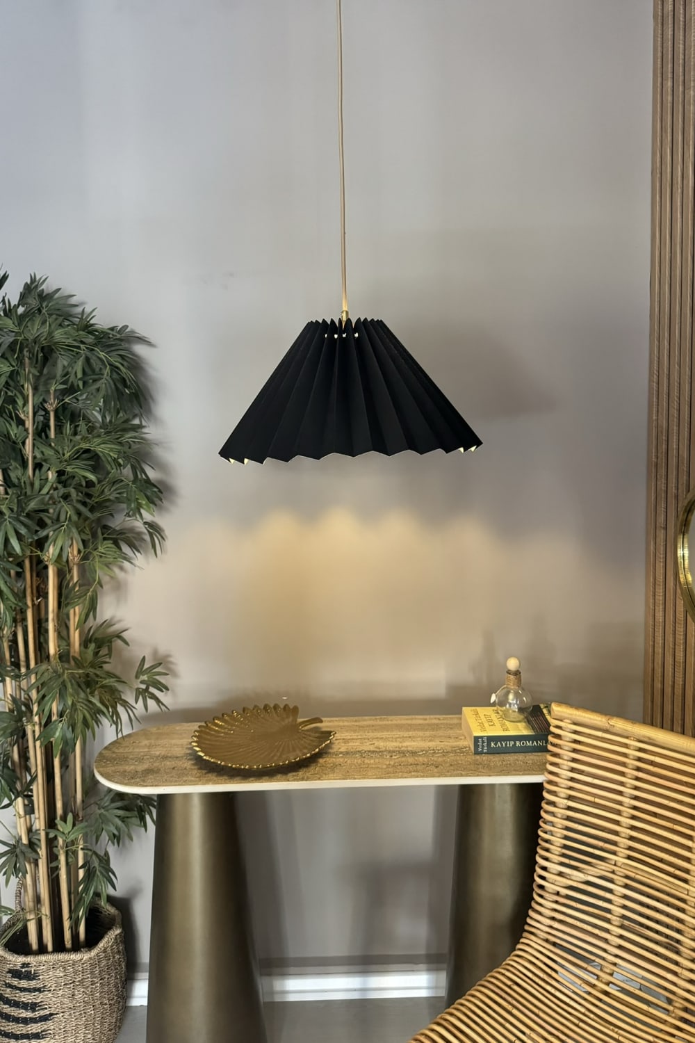 Motto Home Design-Katia Pileli Kumaş Avize-Avize-1-Milagron.com