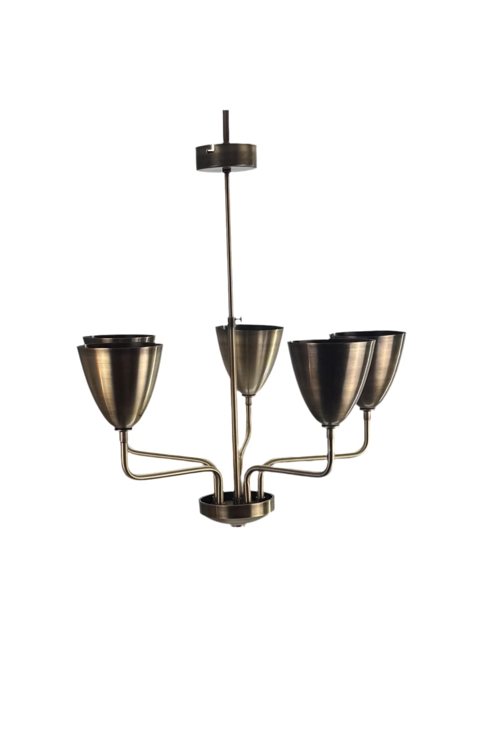 Motto Home Design-Lola Modern Avize Pirinç 5'li-Avize-1-Milagron.com