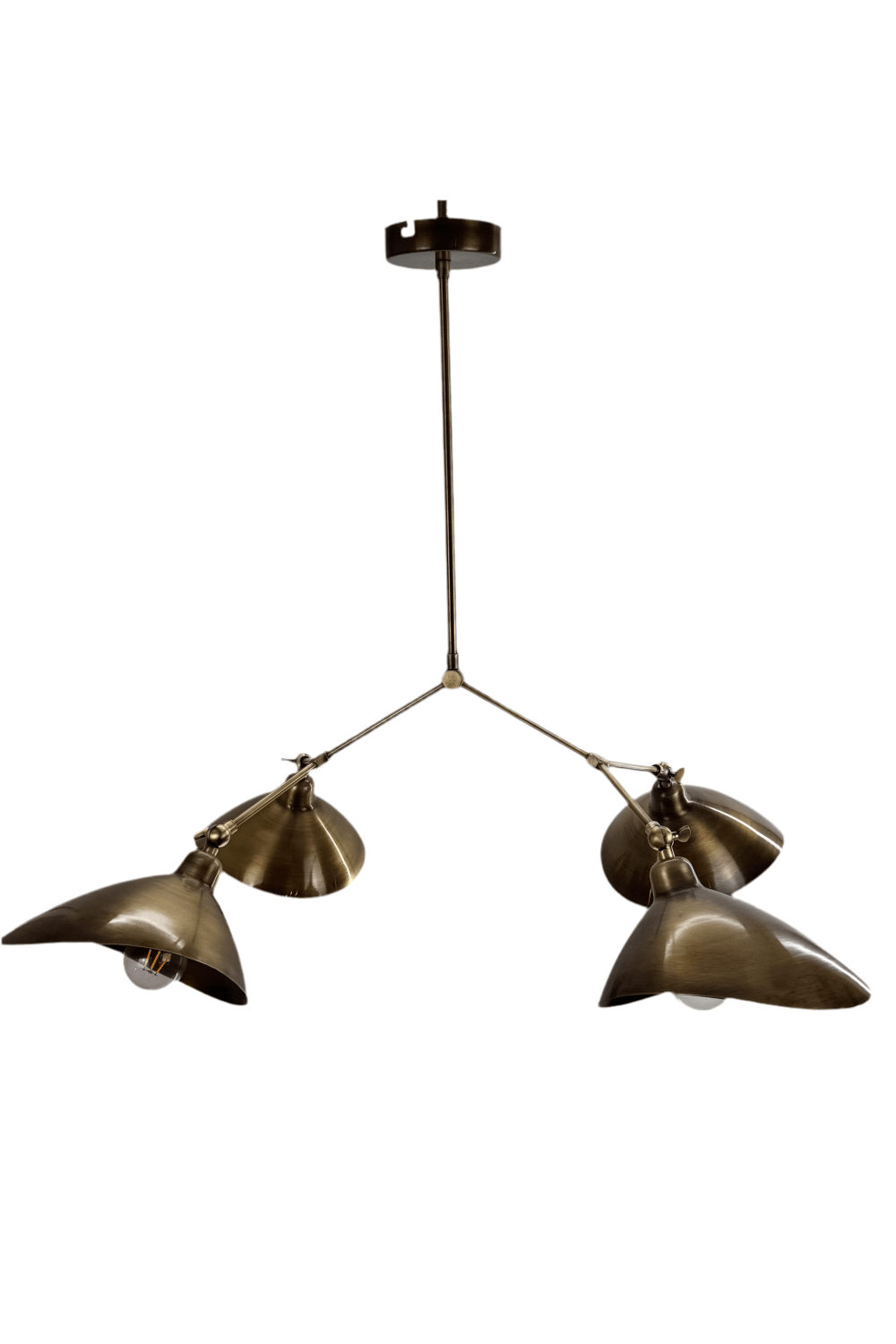 Motto Home Design-Paul Modern Avize 4'lü Pirinç-Avize-3-Milagron.com