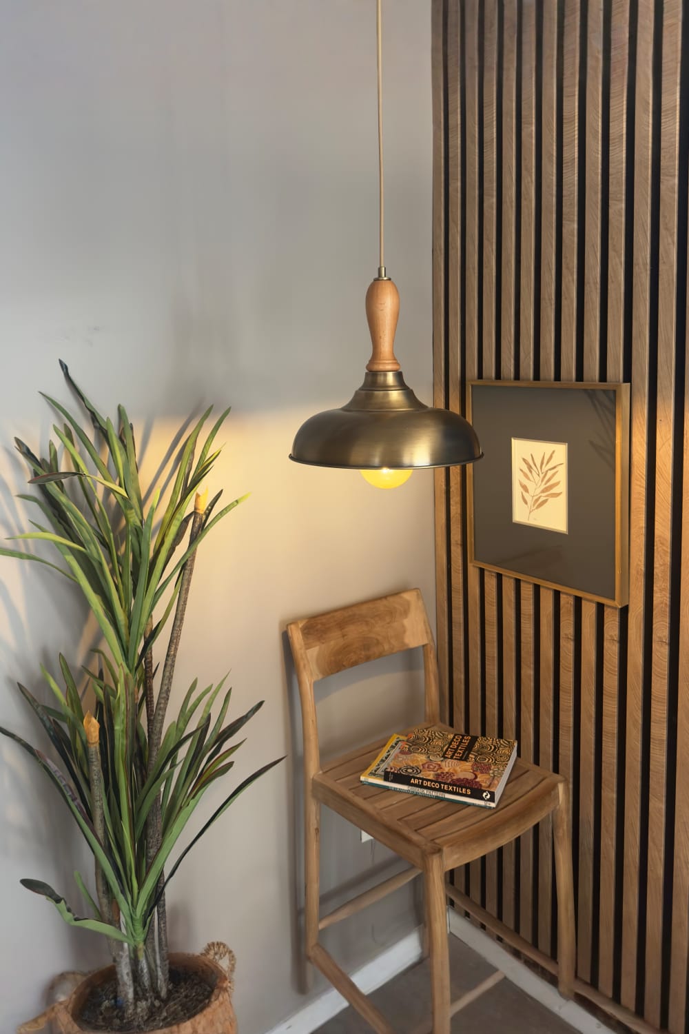 Motto Home Design-Paulo Ahşap Detaylı Rustik Avize-Avize-1-Milagron.com