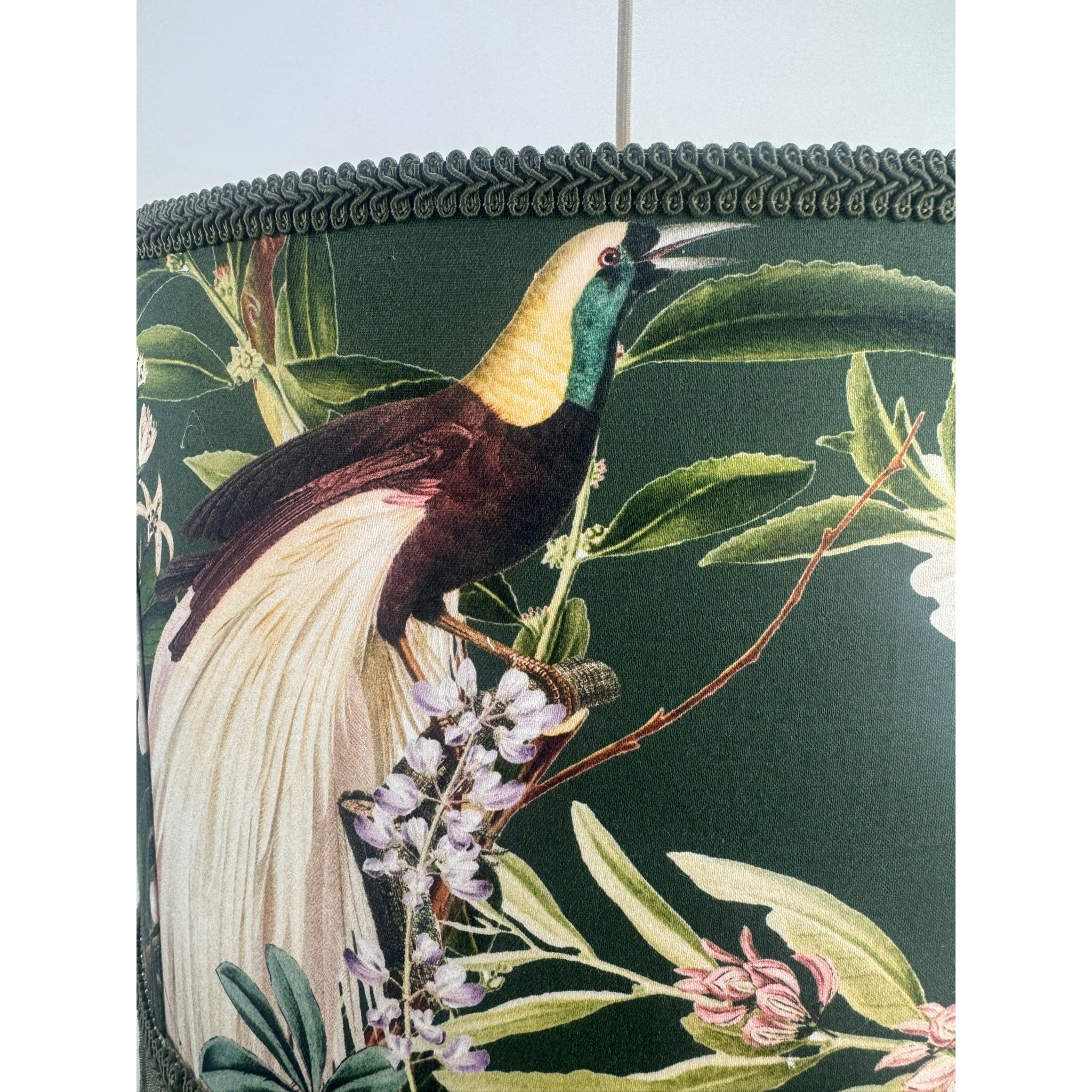 Peacock Kumaş Püsküllü Avize 02 - 2